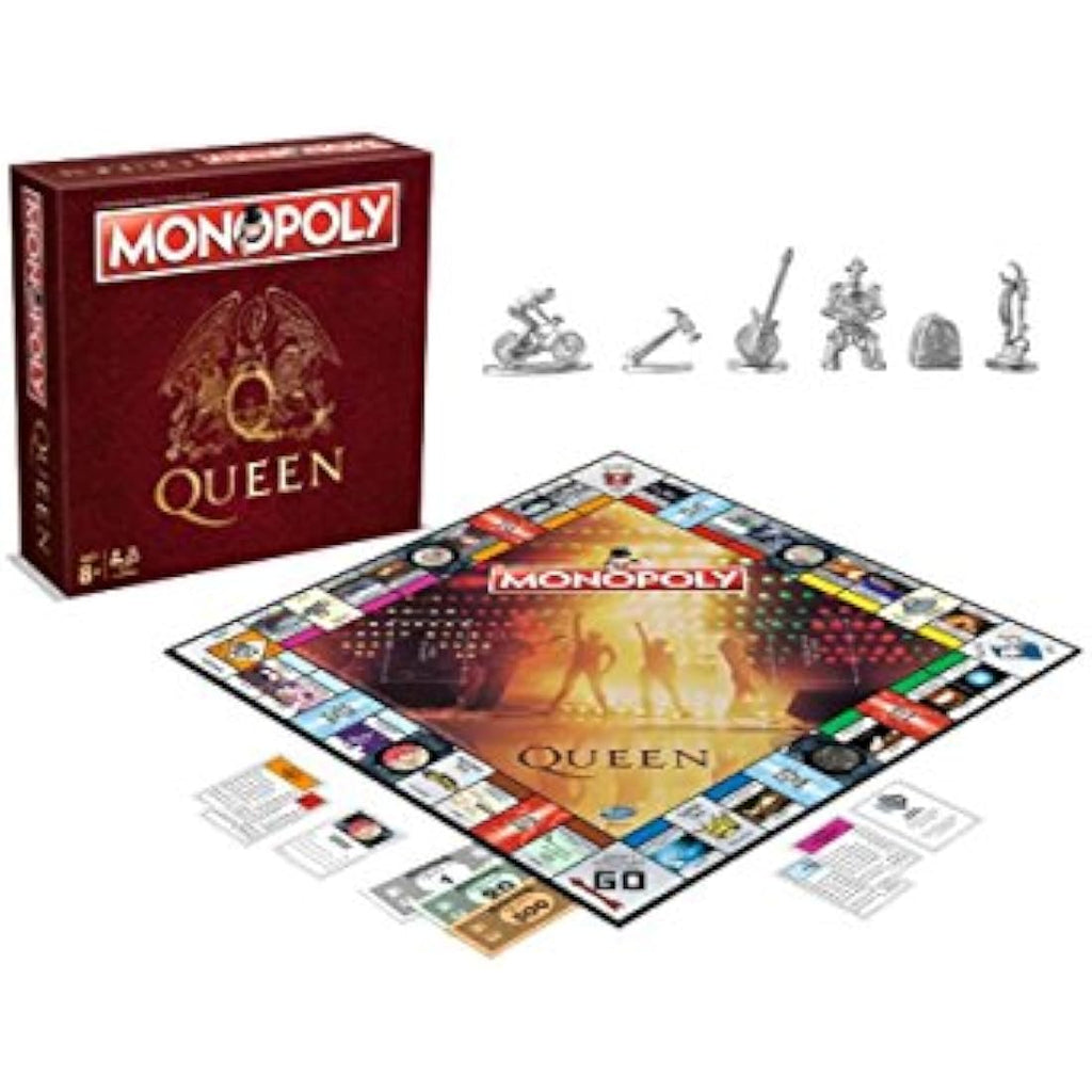 Queen Monopoly Board Game by Winning Moves – Music Edition for Ages 8+