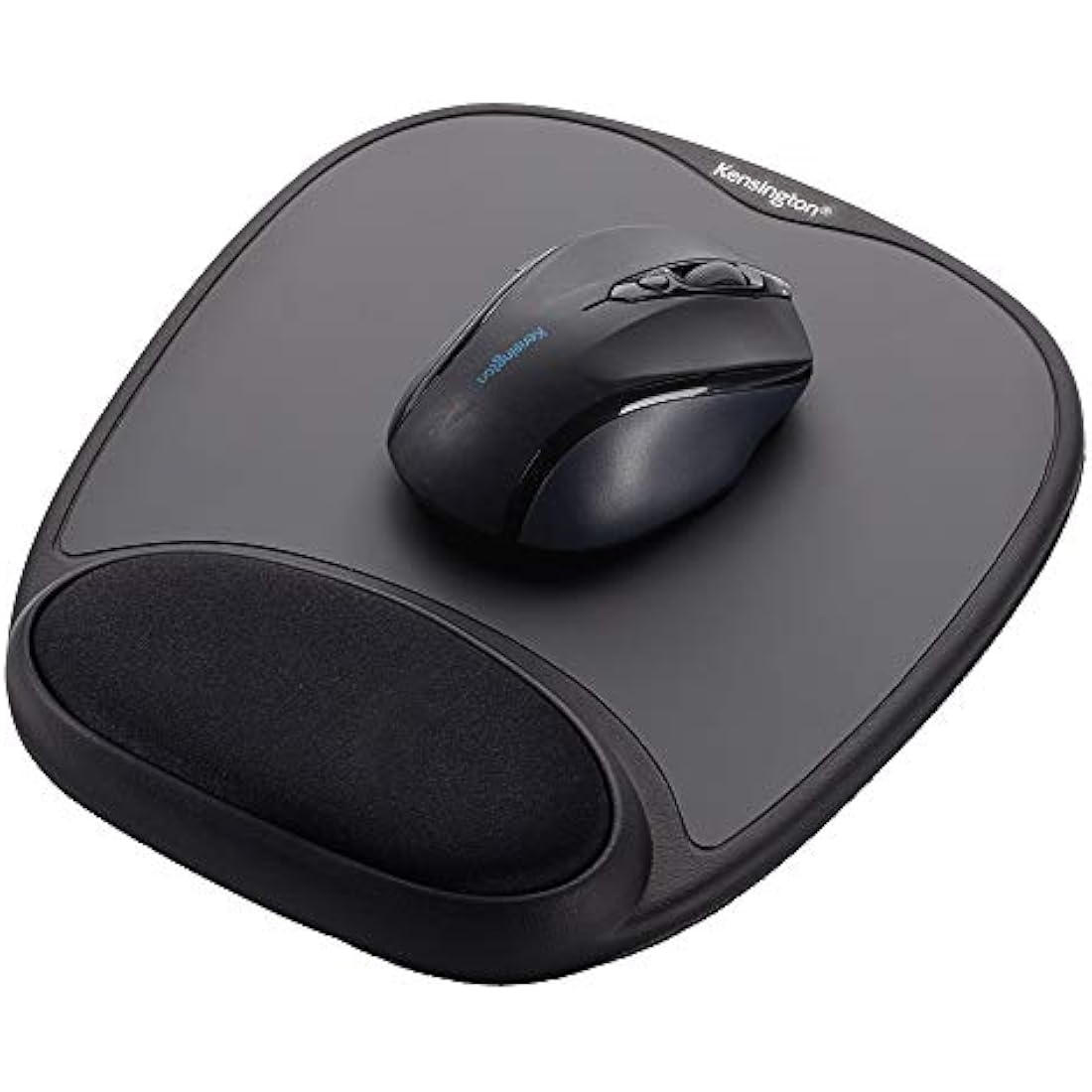 Kensington Ergonomic Gel Mouse Pad with Wrist Rest - Black Non-Skid