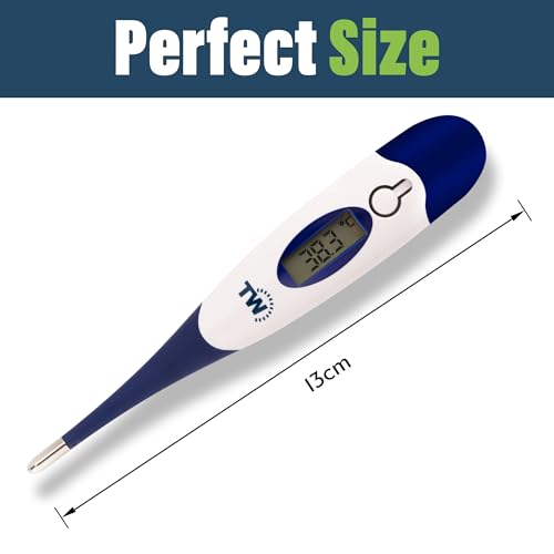 Digital Pet Thermometer | Flexible Probe for Dogs & Cats