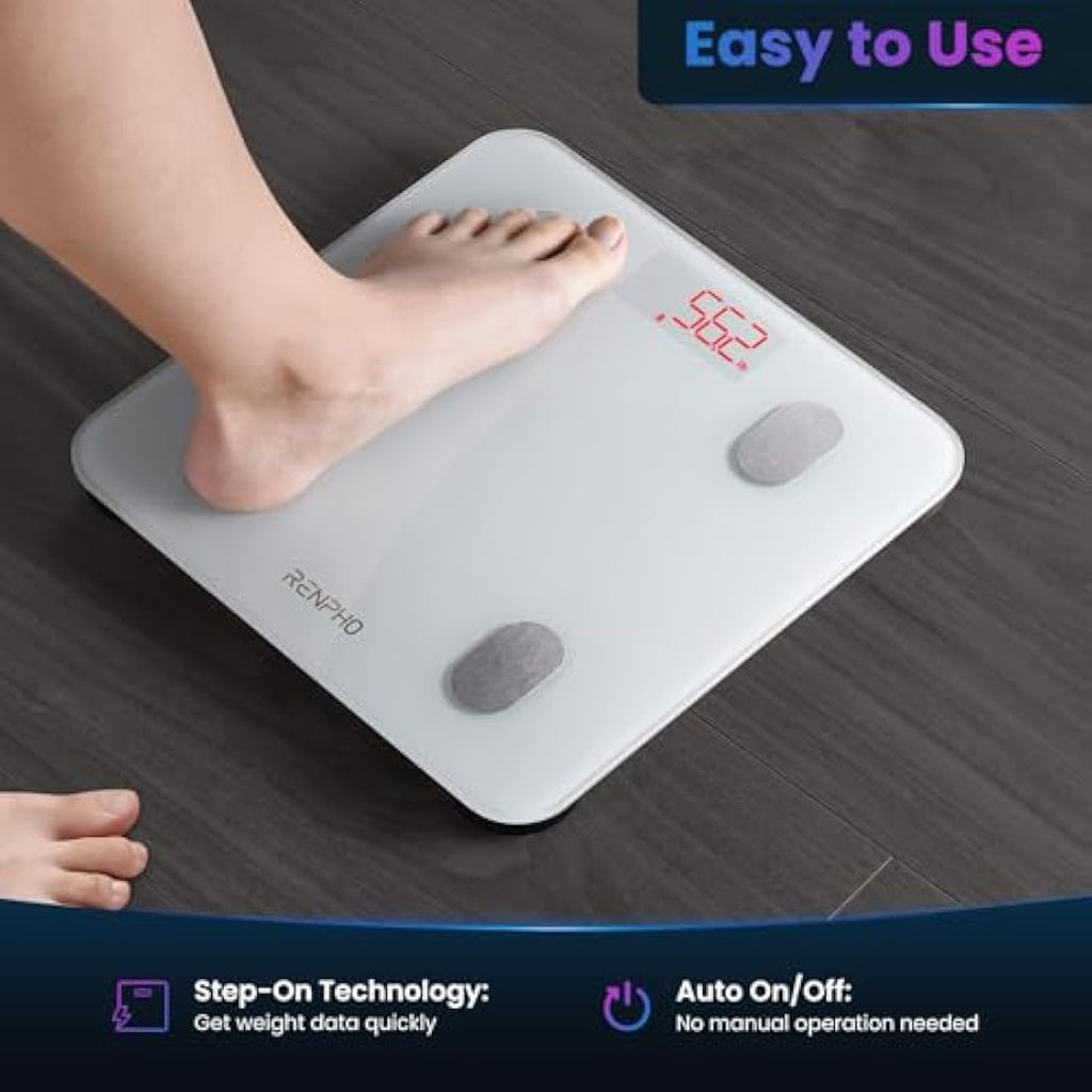 RENPHO Smart Body Fat Scale - Digital Bathroom Scale with BMI Analyzer