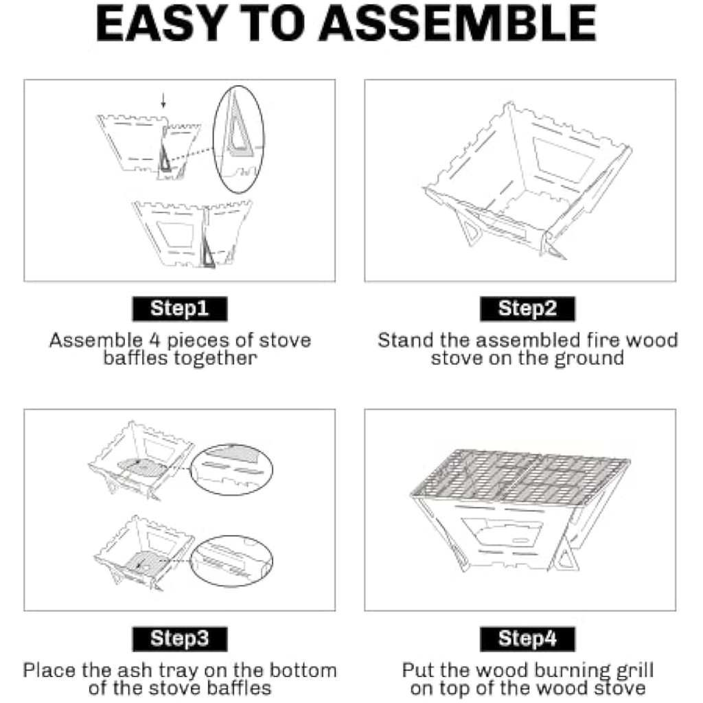 Fire-Maple Maverick Wood Burning Stove | Portable Stainless Steel Fire Pit