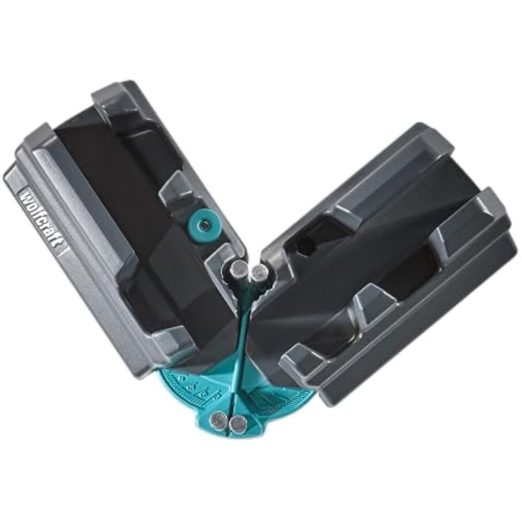 wolfcraft 2-in-1 Bevel and Mitre Box for Precise Baseboards – 100mm