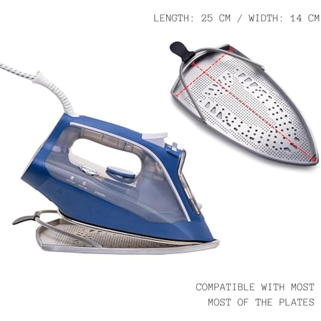 Erreke Iron Shoe Cover Protector | Non-Stick Aluminum Sole Plate