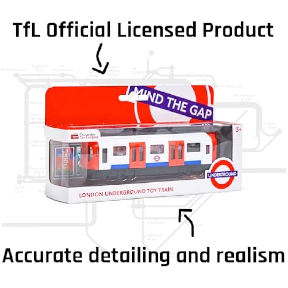 London Underground Diecast Train Model – Official TfL Toy for Kids