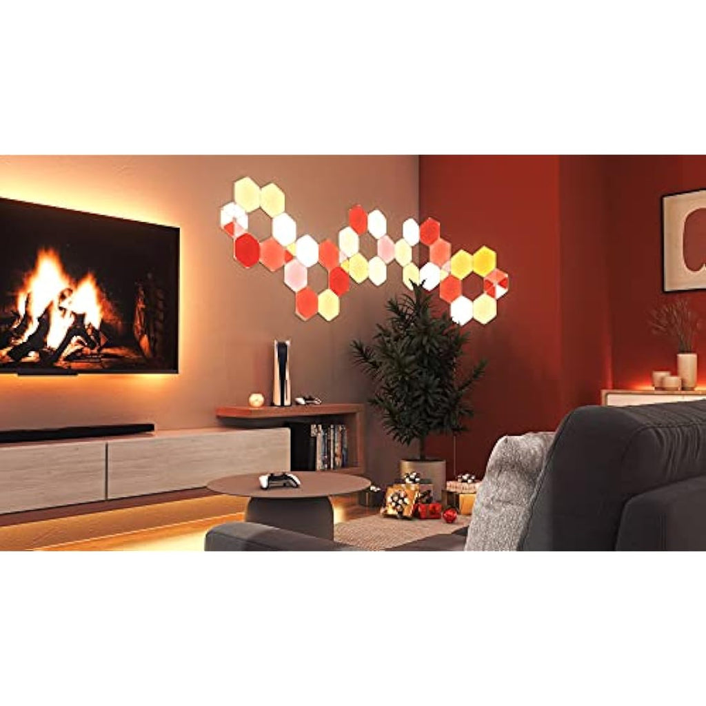 Nanoleaf Shapes Hexagon Expansion Pack | 3 Modular LED Smart Panels