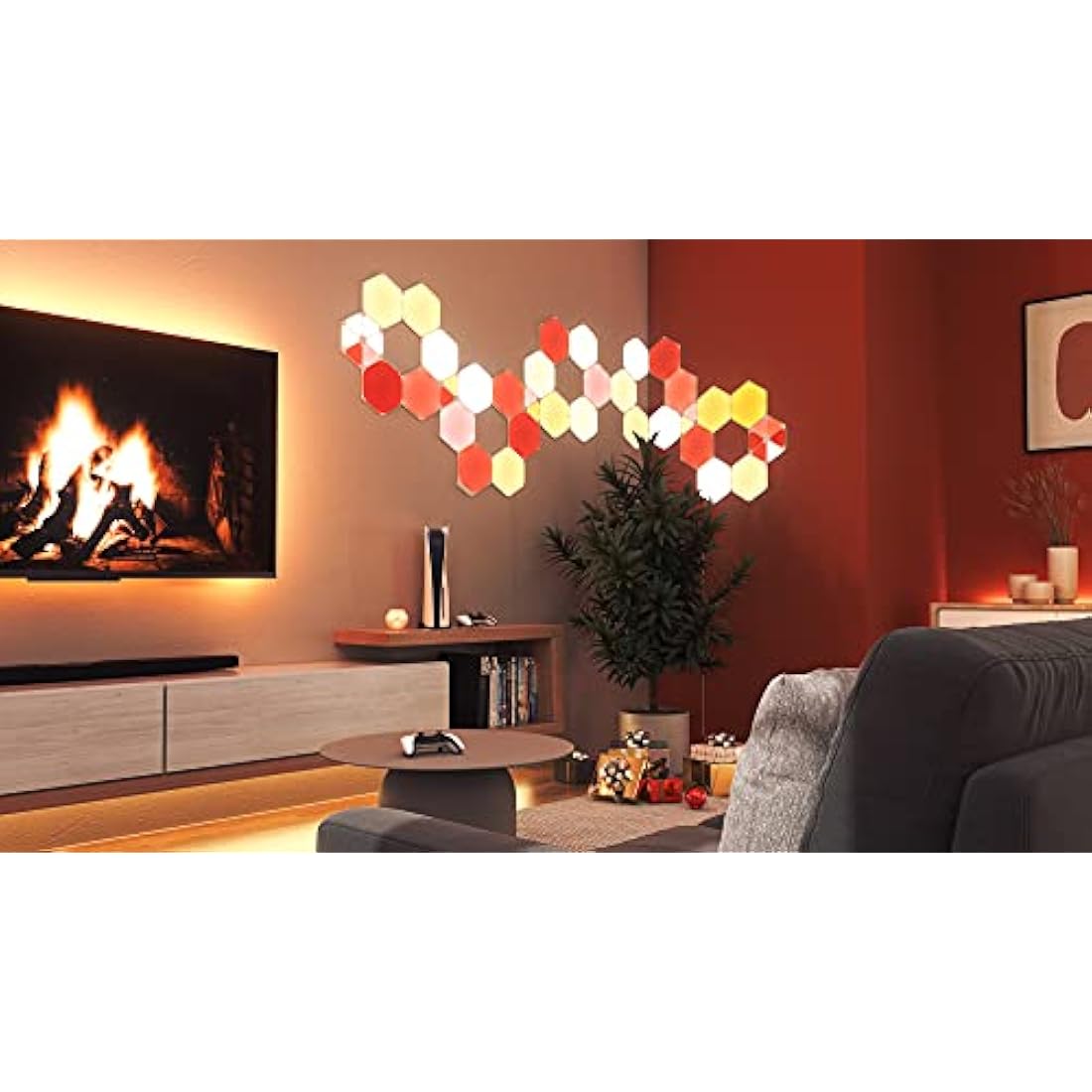 Nanoleaf Shapes Hexagon Expansion Pack | 3 Modular LED Smart Panels