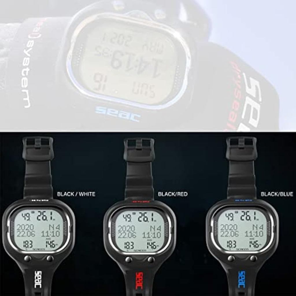 SEAC Screen Wrist Dive Computer - Scuba and Freediving Modes