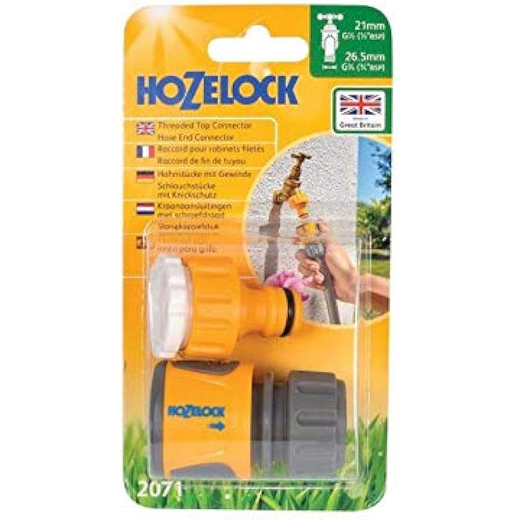 Hozelock Outdoor Tap Connector Kit | Soft Touch Hose Quick Connect
