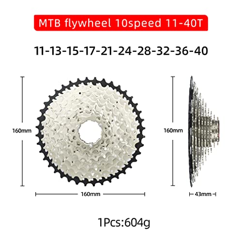 CYSKY 10 Speed Cassette 11-40T | Lightweight Steel MTB & Road Freewheel
