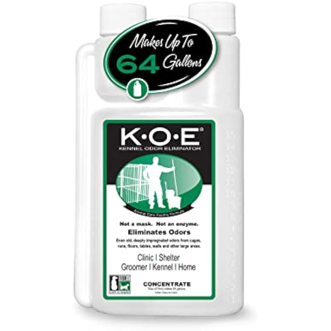 Thornell KOE Kennel Odor Eliminator Concentrate - Non-Toxic Formula, 16 oz