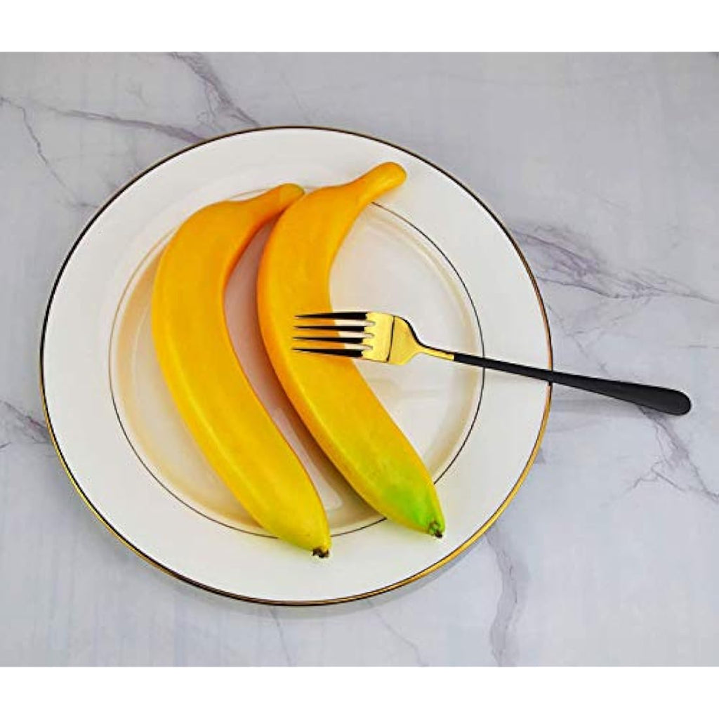 Jolof Store 6Pcs Artificial Bananas – Lifelike Foam Fruit for Home Decor