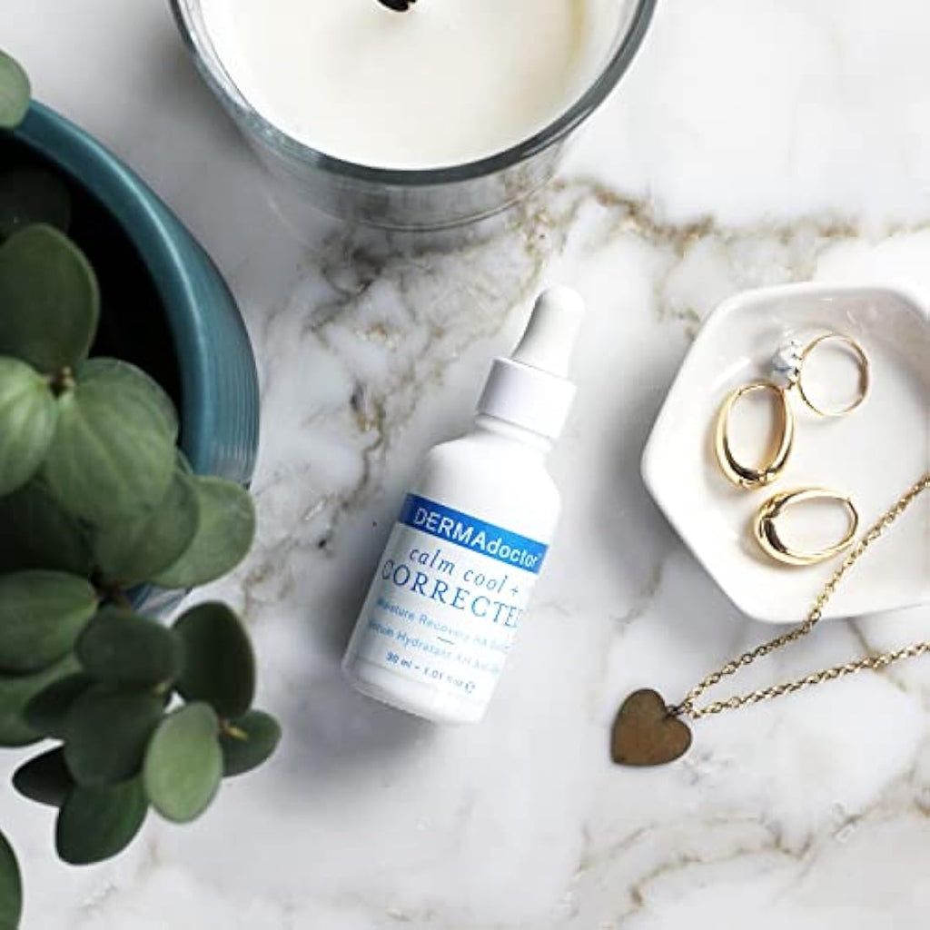 DERMAdoctor Calm Cool + Corrected Hyaluronic Acid Serum for Sensitive Skin