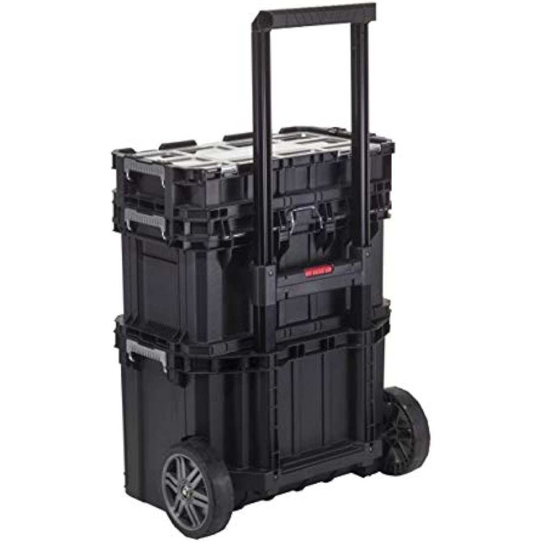 Keter Connect Mobile Workbench – Modular Tool Trolley with Wheels