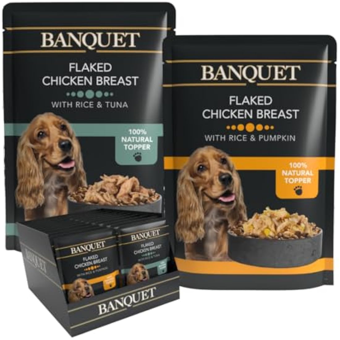 HiLife Banquet Natural Wet Dog Food - Chicken, Rice & Tuna - 30 Pouches