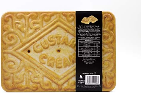 Jolof Store Giant Custard Cream Biscuits – 450g Collectible Gift Tin