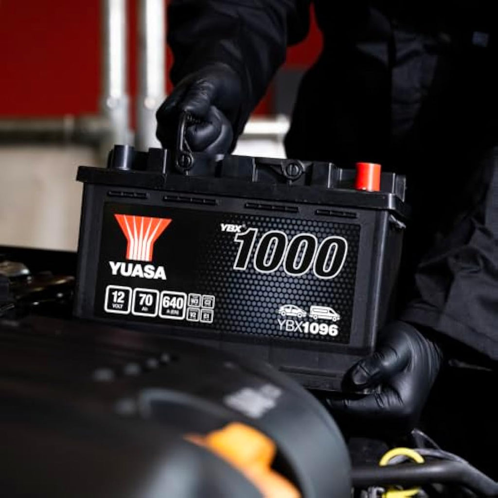 Yuasa YBX1096 Car Battery - 12V 70Ah 640CCA Sealed Maintenance Free