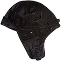 Mil-Tec Black Leather Flight Gloves | Padded Tactical Motorcycle Gear