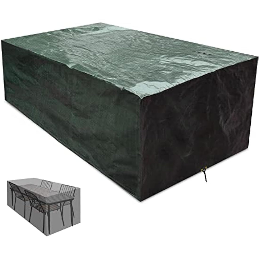RICHIE Waterproof Patio Furniture Cover | Large Rectangular PE Tarp