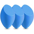 Larbois 3-Pack Makeup Blender Sponges – Non-Latex Foundation Set, Blue