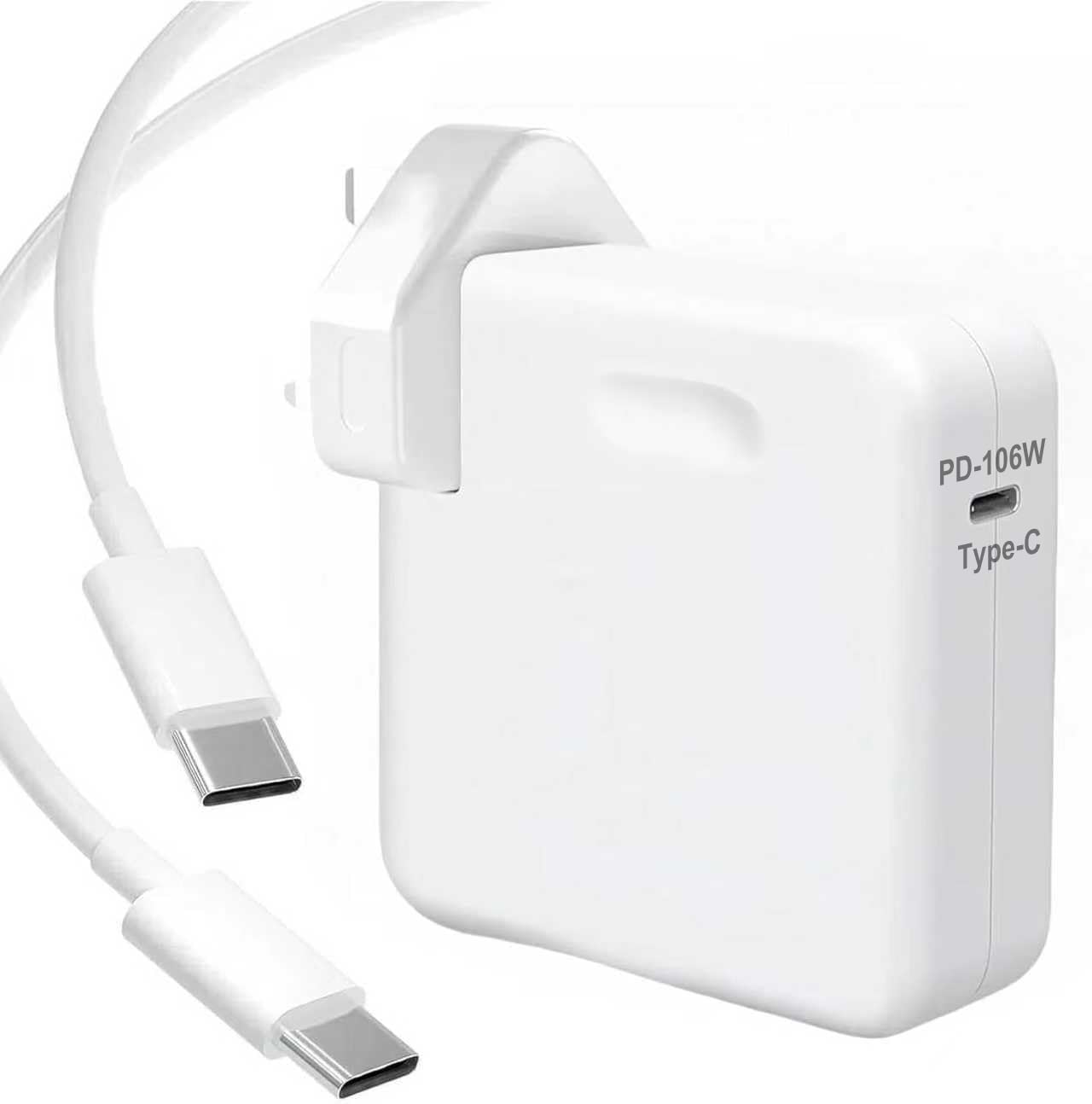 106W USB C Super Fast Charger for MacBook Pro and Air