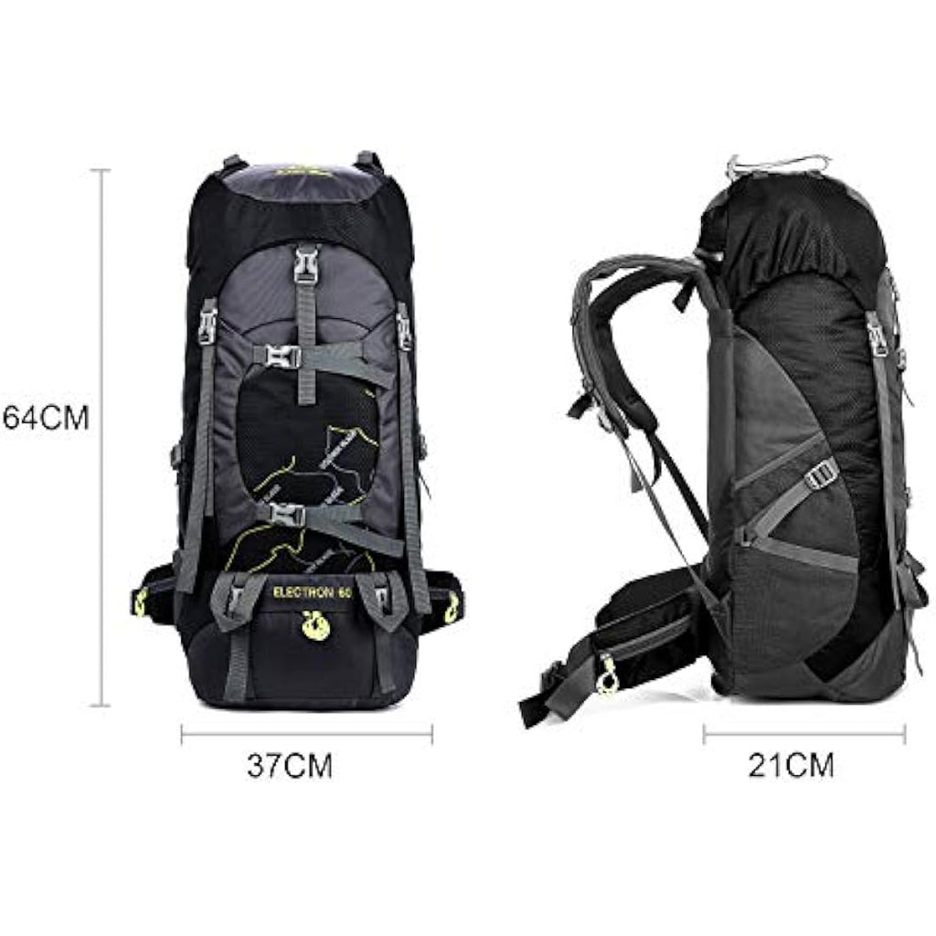 Freiesoldaten 60L Hiking Backpack | Waterproof Nylon Camping Rucksack