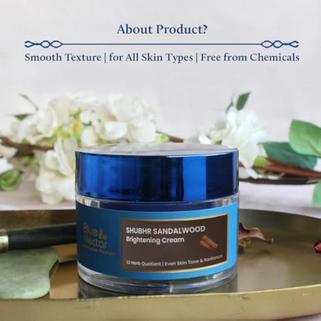 Jolof Store Brightening Face Cream for Men | Sandalwood & Turmeric (50g)