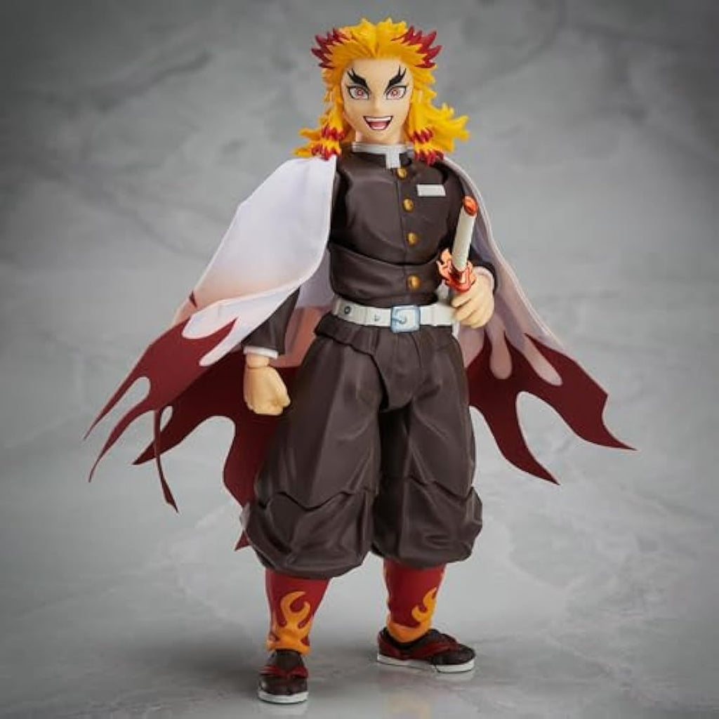 Demon Slayer Kyojuro Rengoku Figma Action Figure by Max Factory - 15 cm