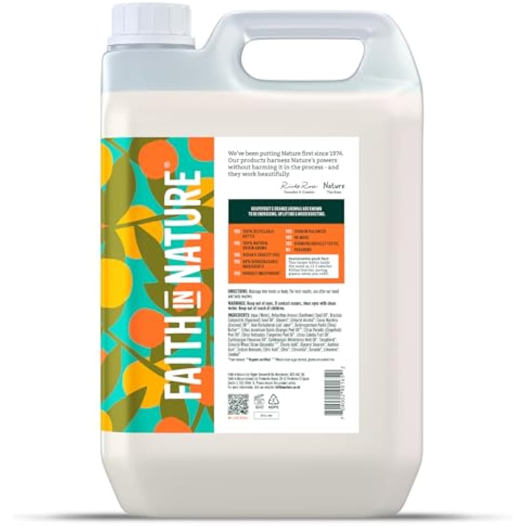 Faith In Nature Grapefruit & Orange Hand & Body Lotion | 5L Refill