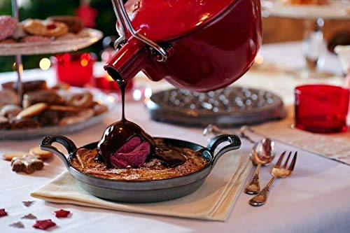 Staub Round Cast Iron Oven Dish – 16cm Matte Black Induction Safe