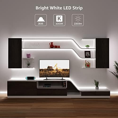 Lepro LED Strip Lights – 5M Cool White 6000K Bright Daylight Tape