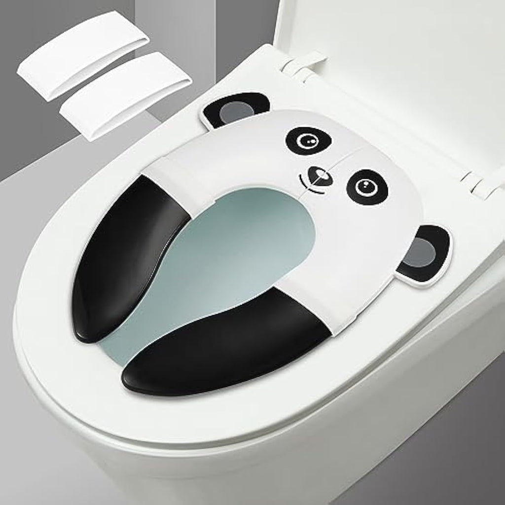 PandaEar Foldable Potty Training Seat – Portable Silicone Toilet Cover