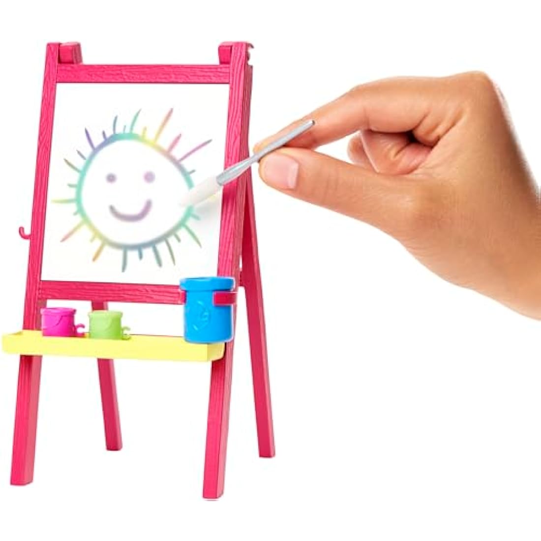 Barbie Art Teacher Doll Playset with Toddler Student and Accessories