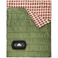 Agemore Double Flannel Sleeping Bag – Waterproof Queen 2 Person Camping Bag