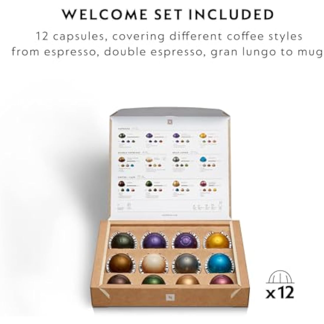 Nespresso Krups Vertuo Pop Coffee Pod Machine | Lilac | Wi-Fi Enabled