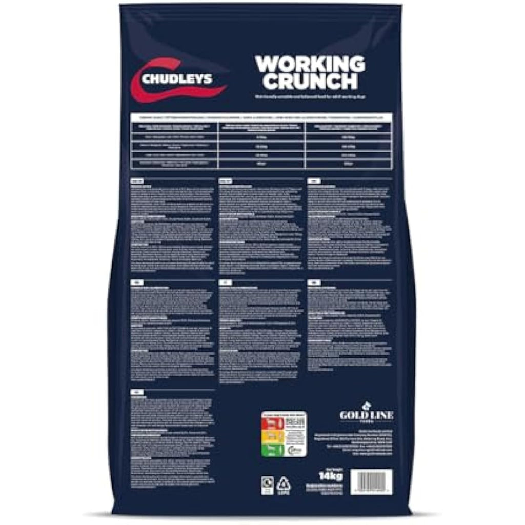 Chudleys Working Crunch Dry Dog Food with Joint Care - Poultry, 15kg