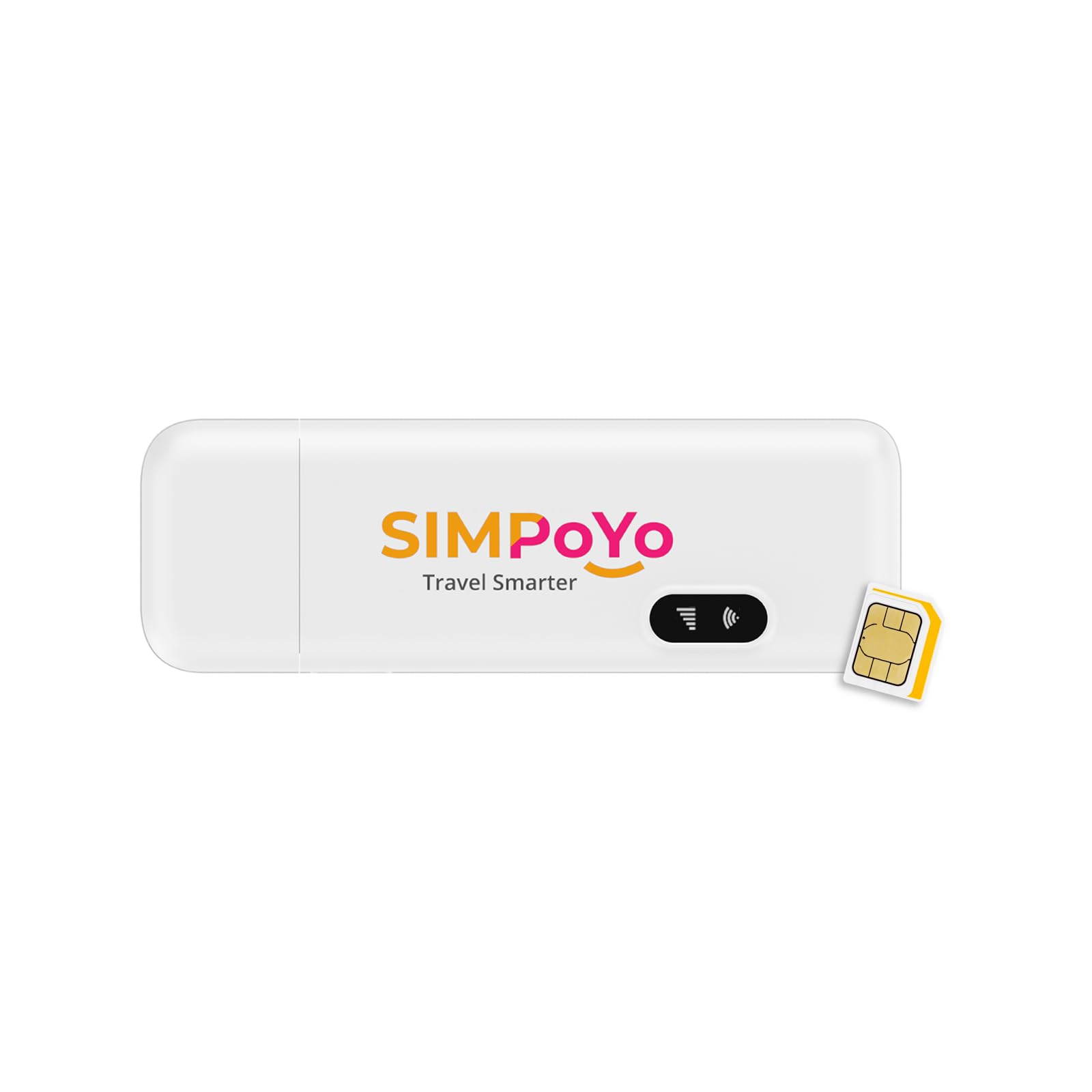 SIMPoYo 4G LTE USB Dongle – Wireless Wi-Fi Adapter with 10G SIM Card