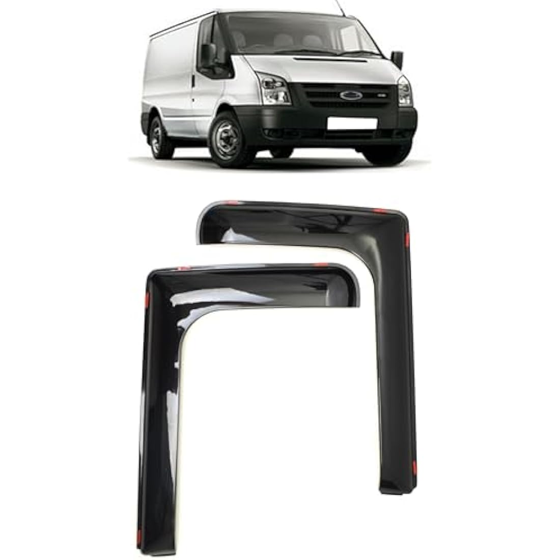 Wind Deflectors for Ford Transit Mk6 Mk7 2000-2013 - 2 Pcs