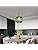 MZStech Modern Green Glass Pendant Light – Gold Copper Hanging Lamp