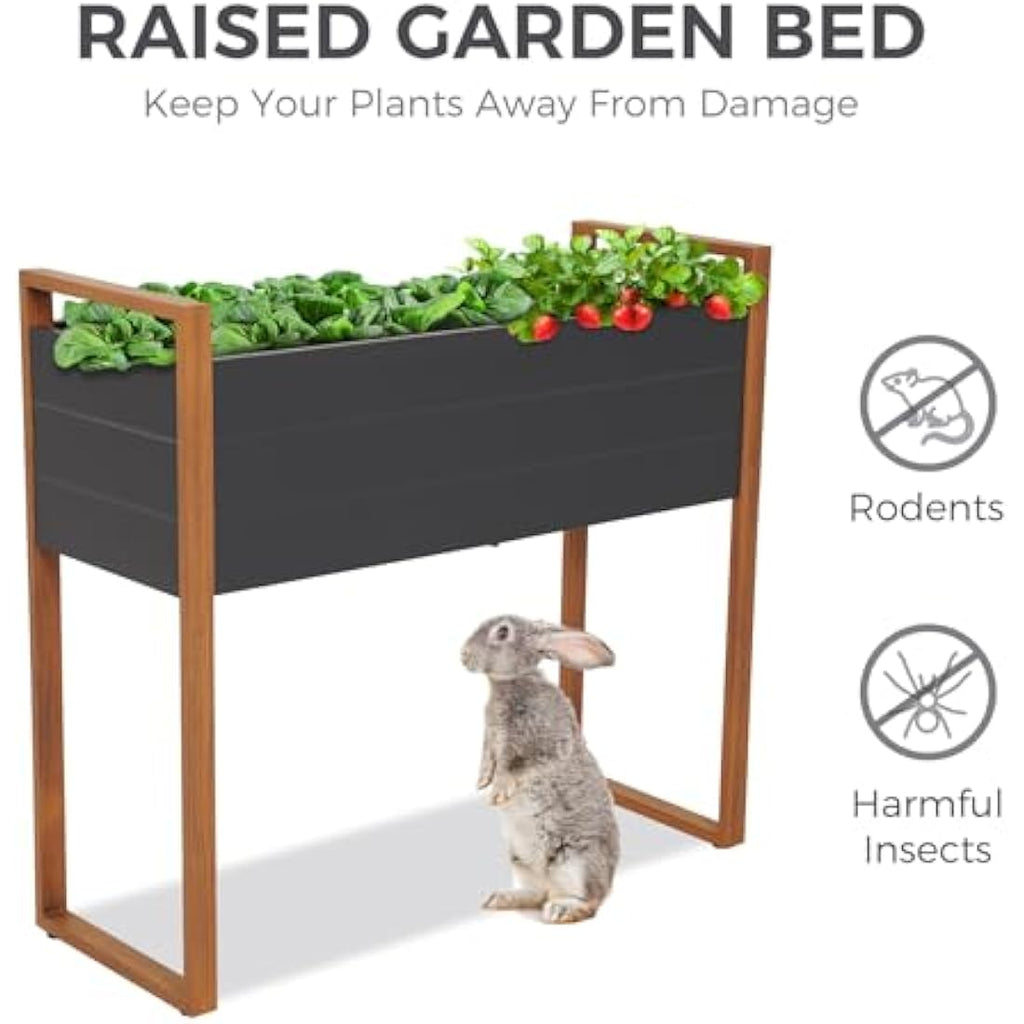 Metal Raised Garden Bed – Elevated Planter with Drainage
