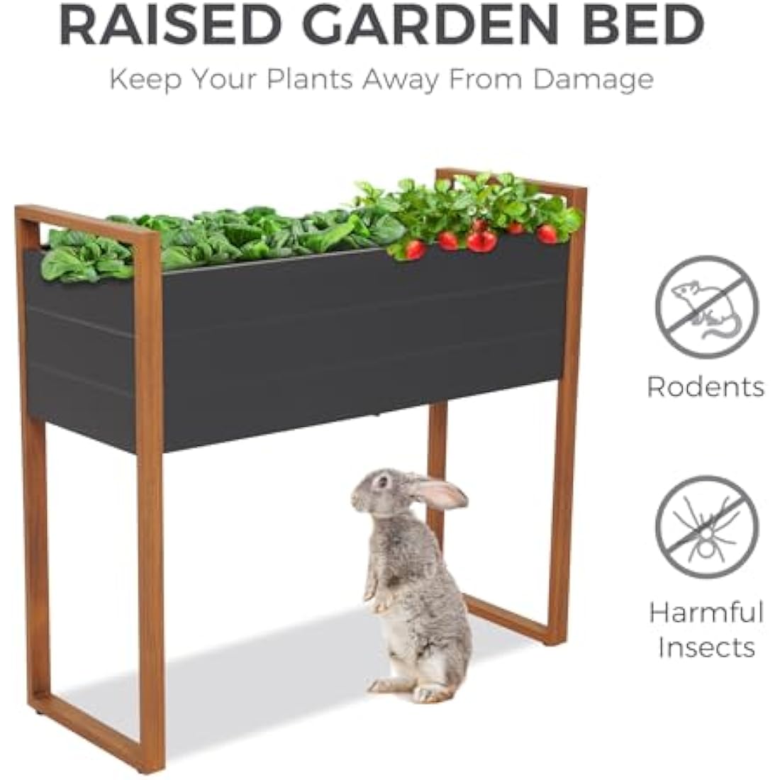 Metal Raised Garden Bed – Elevated Planter with Drainage