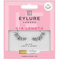 Eylure No. 013 False Lashes – 3/4 Length Black Strip Lashes with Glue