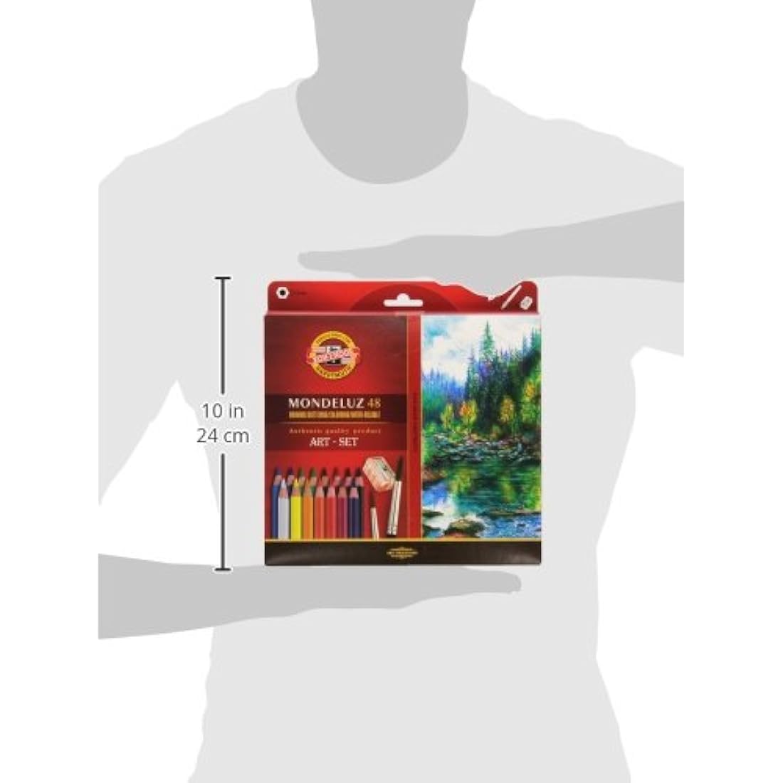 Koh-I-Noor Mondeluz 3713 Watercolor Pencils | Assorted Set of 48