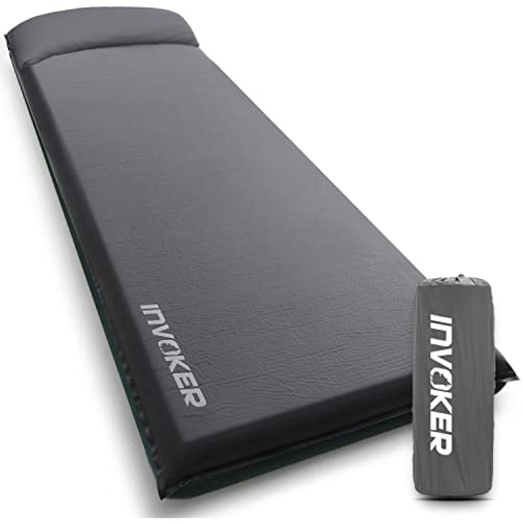 Self-Inflating Memory Foam Camping Sleeping Mat | 3" Thick