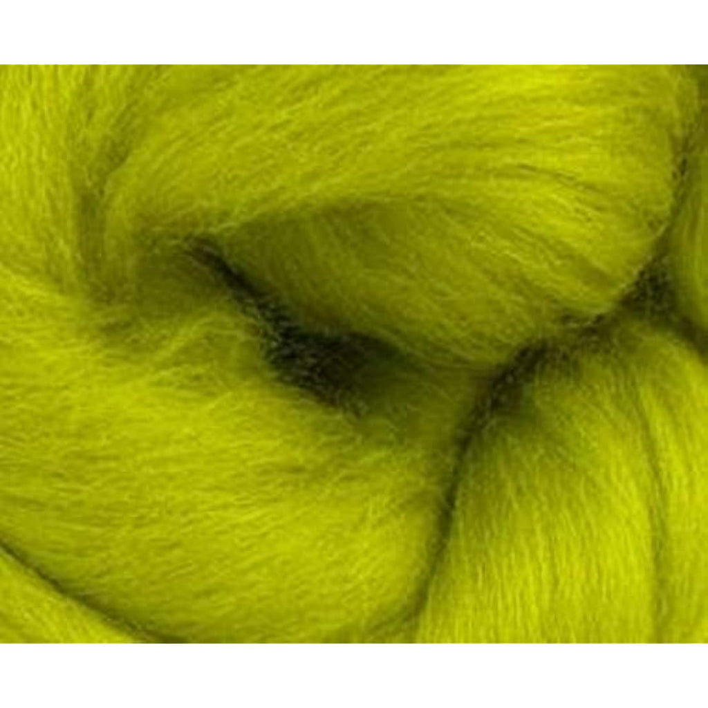Woodland Green Merino Wool Roving - 9 Pack for Felting