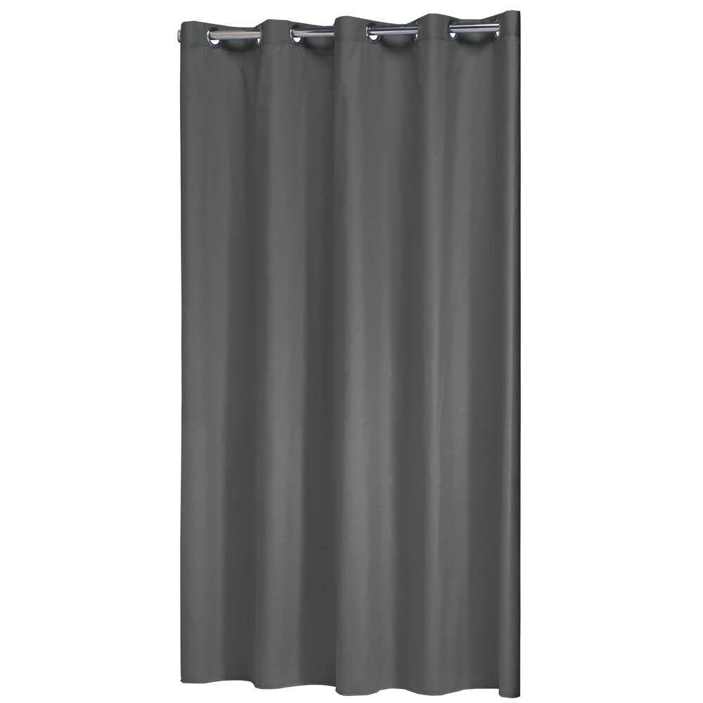 Sealskin Coloris Shower Curtain – Grey Water Repellent Textile – 180x200cm