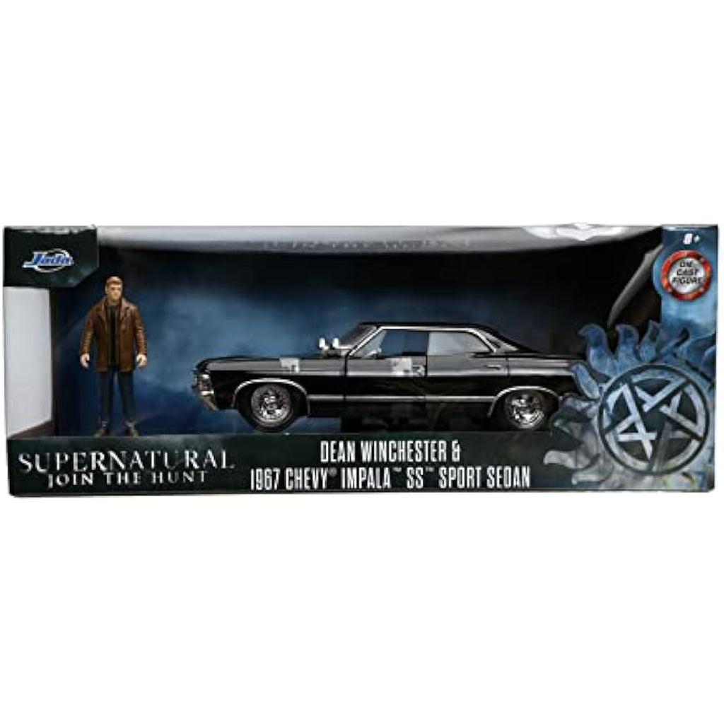 Jada Supernatural 1967 Impala SS & Dean Winchester 1:24 Diecast Car