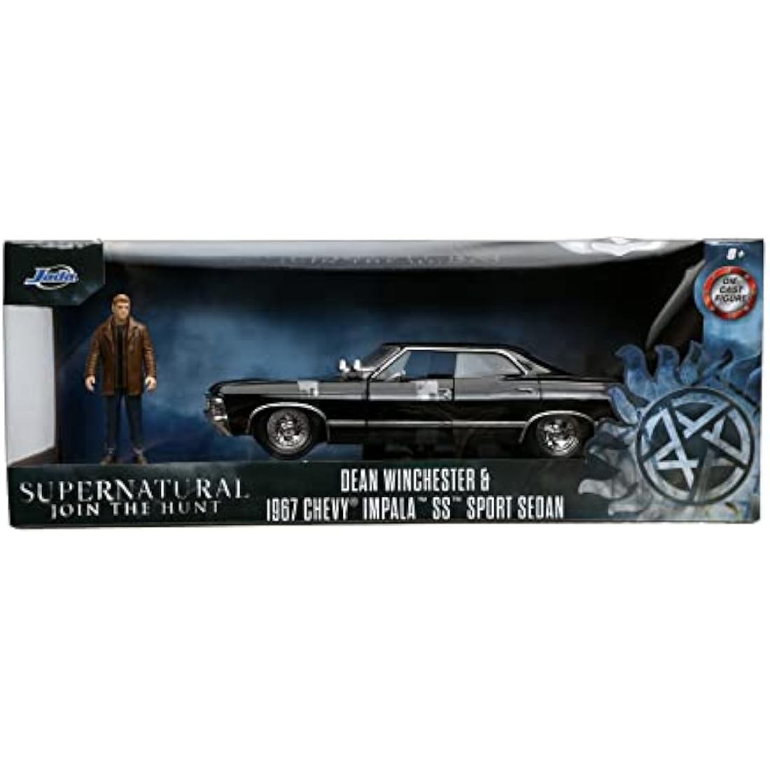 Jada Supernatural 1967 Impala SS & Dean Winchester 1:24 Diecast Car