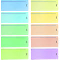 SB Education Dyslexia Reading Strips - 10 Pack Coloured Overlays
