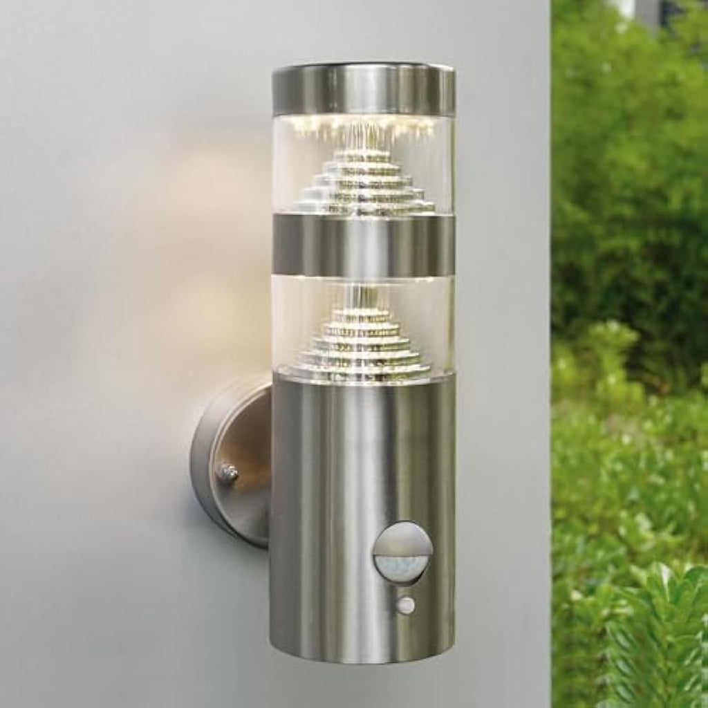 NBHANYUAN LED Outdoor Wall Light | SUS316 Stainless Steel PIR Sensor Lamp