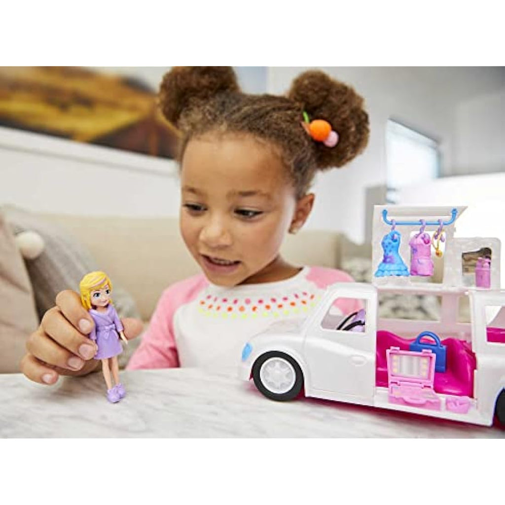 Polly Pocket My Fashion Limousine Playset with 3-Inch Doll & Accessories